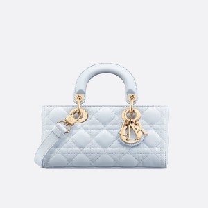 SSA 디올 LADY D-JOY 레더 퀼팅 로고 체인 스몰 백 M0613ONGE 22 x 12 x 6cm